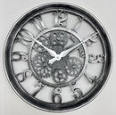 Wall Clock Metallic Beige Mechanical 40*40 cm