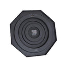 Wall Clock Hexagonal Golden Glitter Design Analog 47 cm