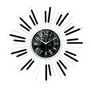 Wall Clock Metal Round Gold Frame 67 cm 67 cm