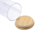 Airtight Bamboo Lid Glas Condiment Seasoning Jar 1300 ml