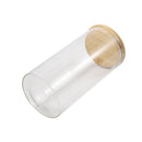 Airtight Bamboo Lid Glas Condiment Seasoning Jar 1300 ml