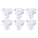 Glass Ice Cream and Dessert Bowl Set of 6 Pcs 170 ml