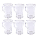 Lead Free Glass Tea Cup Set of 6 Pcs 170 ml
