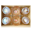 Glass Ice Cream and Dessert Bowl Set of 6 Pcs 150 ml **