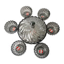Glass Serving Bowl Set of 7 Pcs 1100+1300 ml