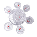 Glass Serving Bowl Set of 7 Pcs 1100+1300 ml