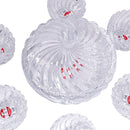 Glass Serving Bowl Set of 7 Pcs 1100+1300 ml