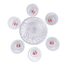 Glass Serving Bowl Set of 7 Pcs 1100+1300 ml