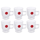 Lead Free Glass Tea Cup Set of 6 Pcs 164 ml
