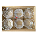 Glass Ice Cream and Dessert Bowl Set of 6 Pcs 120 ml **