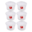 Glass Ice Cream and Dessert Bowl Set of 6 Pcs 120 ml **