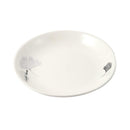 Round Floral Ceramic Plate Deep 8''