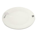Round Floral Ceramic Plate Dinner Plate 12''