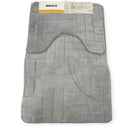 Bath Mat Abstract Design Set of 2 Pcs 50*80cm/40*50 cm