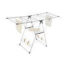 Iron Cloth Drying Rack Foldable Indoor/Outdoor 132*51*88 cm