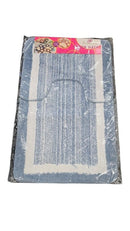 Bath Mat Abstract Design Set of 2 Pcs 48*78 cm+48*39 cm