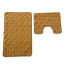 Bath Mat Abstract Design 50*80+50*40 cm