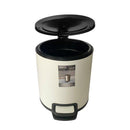 Abstract Print Plastic Pedal Rubbish Bin 23*26 cm
