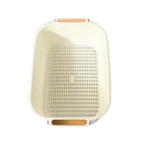 Multipurpose Plastic Laundry Basket Wash Tub 27*19*19.5 cm