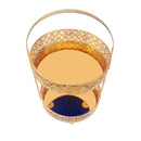 Engraved Deco Fruit Basket 2 Tier 25*40 cm