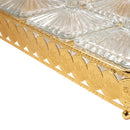 Metal Deco Gold Metal Candy Box Snack Tray 47*24*10 cm