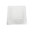 White Ceramic Gold Rim Tableware Rectangular Serving Dish Bowl 20.5X20.5X7.5 cm