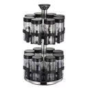 Revolving Spice Rack Herb Carousel Set of 16 Pcs 90 ml