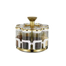 Revolving Spice Rack Herb Carousel Set of 8 Pcs 100 ml