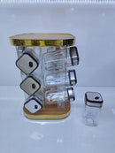 Revolving Spice Rack Herb Carousel Set of 12 Pcs 100 ml