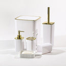 Toothbrush & Soap Holder Set Set of 6 Pcs