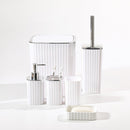 Toothbrush & Soap Holder Set Set of 6 Pcs