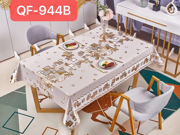 Premium Abstract Design PVC Table Cloth Table Cover Protector 1.37*20 m