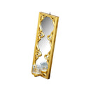 Decorative Artistic Abstract Shape Gold Frame Wall Mirror 26*40 cm