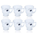 Lead Free Glass Tea Cup Set of 6 pcs 140 ml