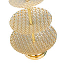 Glass & Metal Cake Stand 3 Tier 60 cm