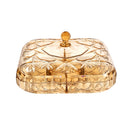 Acrylic Fruits & Nuts Divided Platter 28*15.5 cm