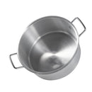Aluminium Deep Cooking Pot Casserole with Lid Set of 5 Pcs 35*16;38*16.5;40*17;43*17.5;45*18  cm