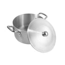 Aluminium Deep Stockpot Casserole with Lid Set of 7 Pcs