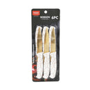 Stainless Steel Gold Fruit Knife Set of 6 Pcs 19.5 cm