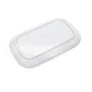 Melamine Rectangular Plate Plain White 8 inch
