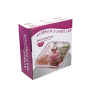 Acrylic Fruits & Nuts Divided Platter 30*16 cm