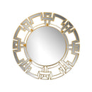Decorative Round Gold Frame Wall Mirror 75 cm