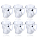 Lead Free Glass Tea Cup Set of 6 pcs 225 ml