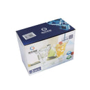 Lead Free Milkshake Glass Tumbler Set of 2 Pcs 185 ml