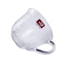 Lead Free Glass Tea Cup Set with Saucer of 6 pcs 190 ml