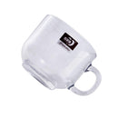 Lead Free Glass Tea Cup with Saucer Set of 6 210 ml