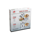 baking tray Stainless Steel Round Baking Tray Set of 3 28*5.2cm, 32*5.4cm*, 36*5.6 cm-Classic Homeware & Gifts-21754