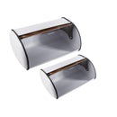 Bread Bin Box Cake Storage Organizer Set of 2 33*15/43*17.5 cm