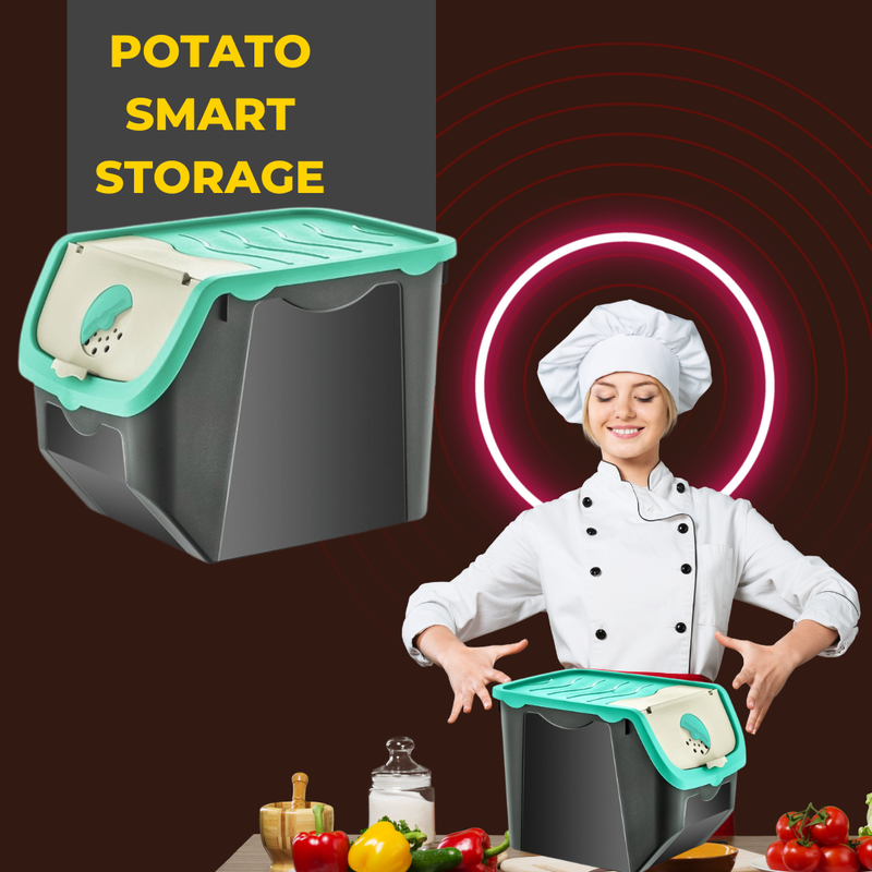 Mercan Onion & Potato Storage Box 12 litre 23.5*32.5*23.5 cm