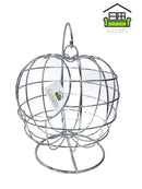 Iron Swinging Fruit Basket Kitchen Storage Stand Chrome Finish H : 38 cm D: 28cm